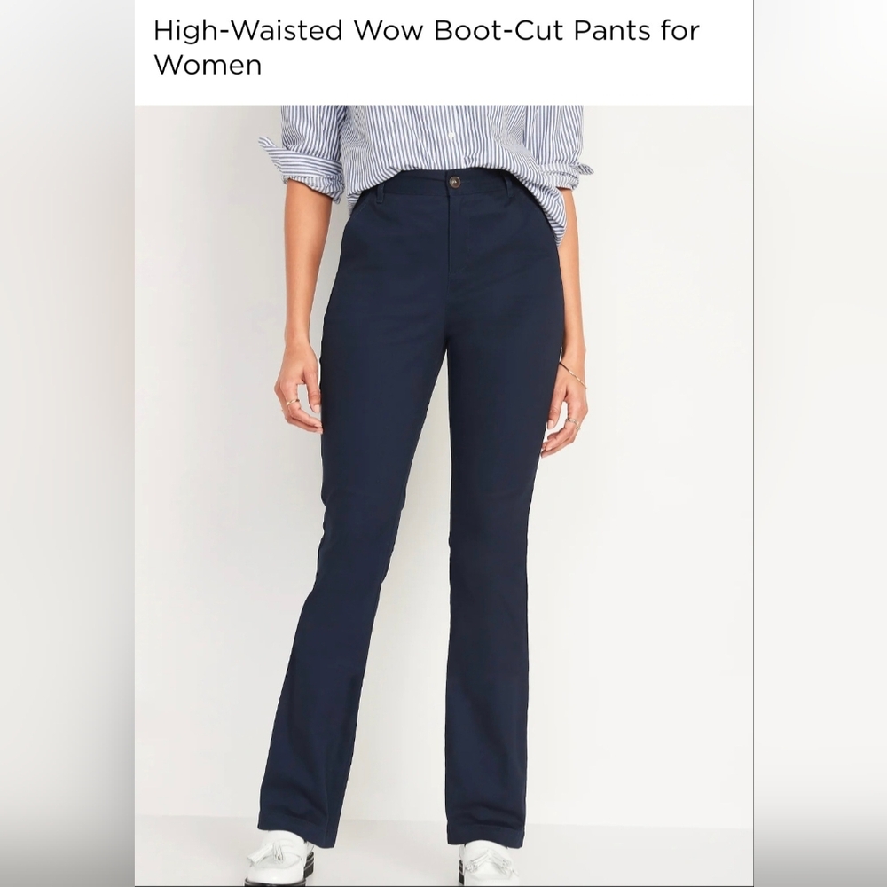 Old Navy Navy Blue Boot Cut Pants